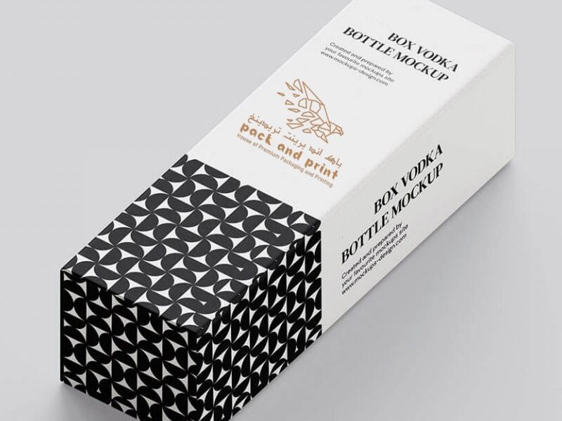 top custom packing boxes glass bottle